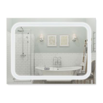 Зеркало Qtap Mideya с антизапотеванием 800х600 QT2078F906W - 1