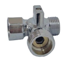 Кран шаровой SANTAN 1/2х3/4х1/2 проходной