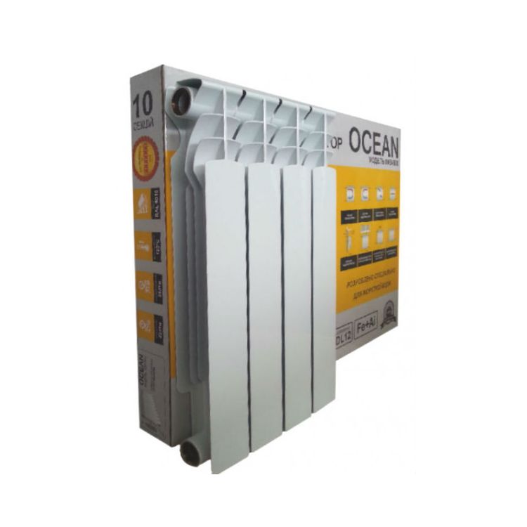 Радиатор биметаллический 500х96 AL+ST OCEAN - 1