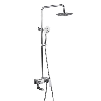 CUBE S система душова (змішувач для ванни, верхній та ручний душ) - 1