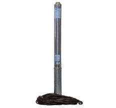 Насос центробежный скважинный 0.25кВт H 43(33)м Q 45(30)л/мин Ø80мм 25м кабеля AQUATICA (DONGYIN) 3SEm1.8/10 (777401)