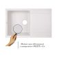 Кухонна мийка Lidz 790x495/230 WHI-01 (LIDZWHI01790495230) - 3