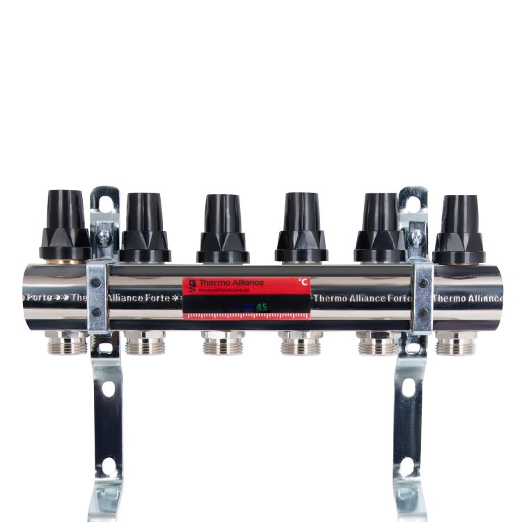 Комплект наклейок з термометром Standart для колектора (червона+синя) TAS342RB Thermo Alliance - 4