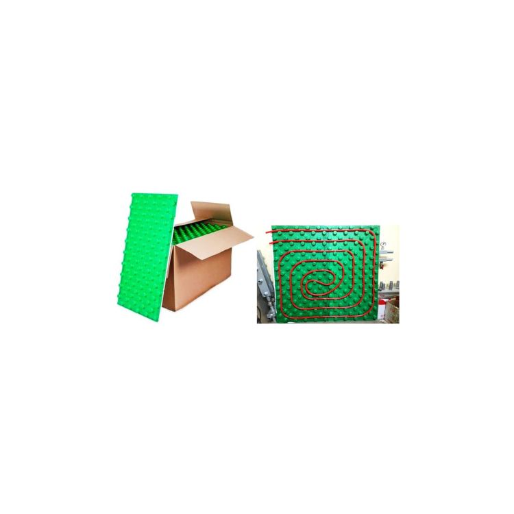 Подкладка для теплых полов 1020х520х50, толщина 30 мм плита+ 20 мм бобик Ecotherm (Украина) - 2