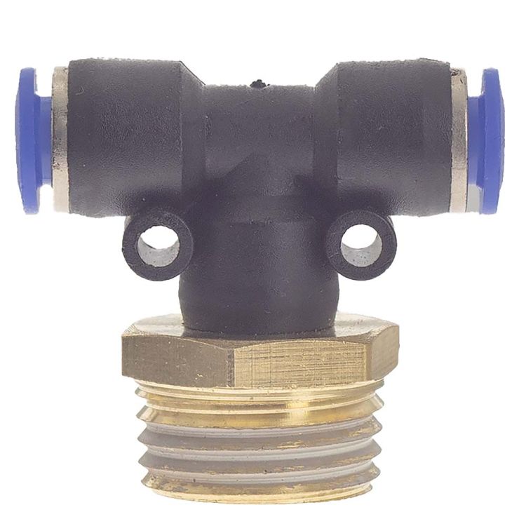 Штуцер цанговий (Т-подібний) Ø6*6*6мм МТ 1/2&amp;quot; Sigma (7027351) - 2