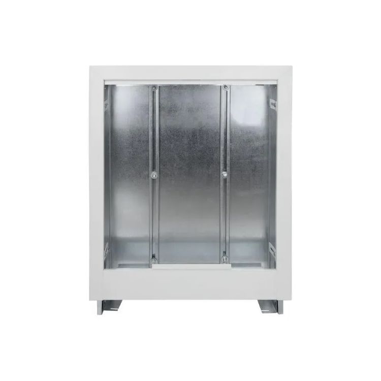 Шкаф коллекторный 770х600x120 (0,7 мм) внутренний №3 Белый глянец Thermo Alliance - 4