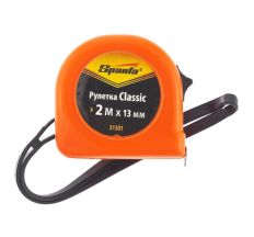 Рулетка Classic, 2 м х 13 мм, пластиковый корпус SPARTA 31301