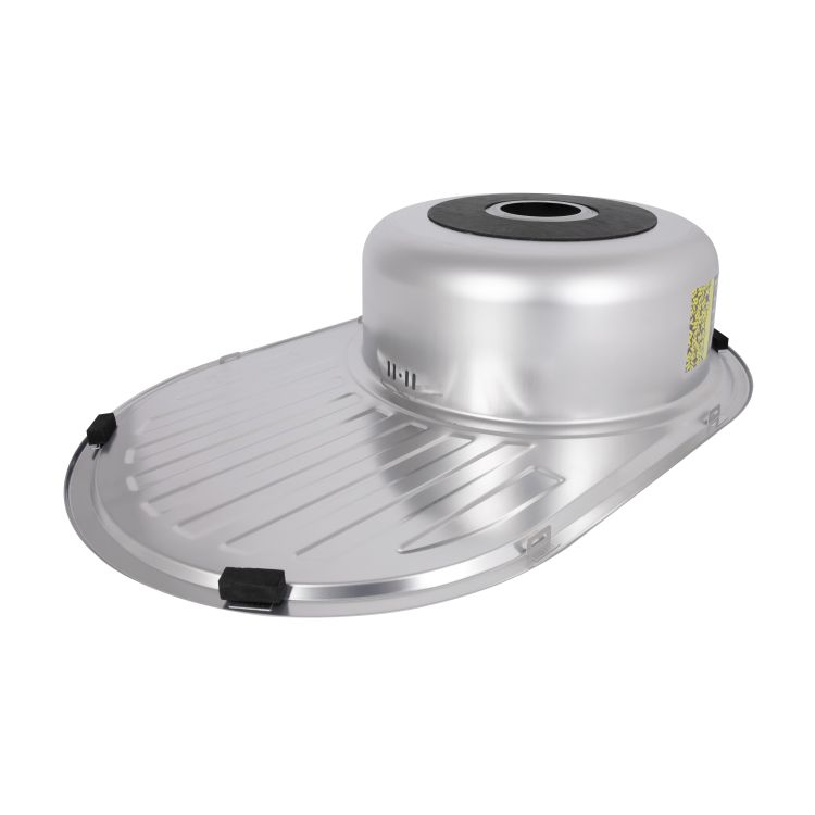 Кухонна мийка Brinex 7750 0,8 мм Satin (BRIN7750SAT08) - 5