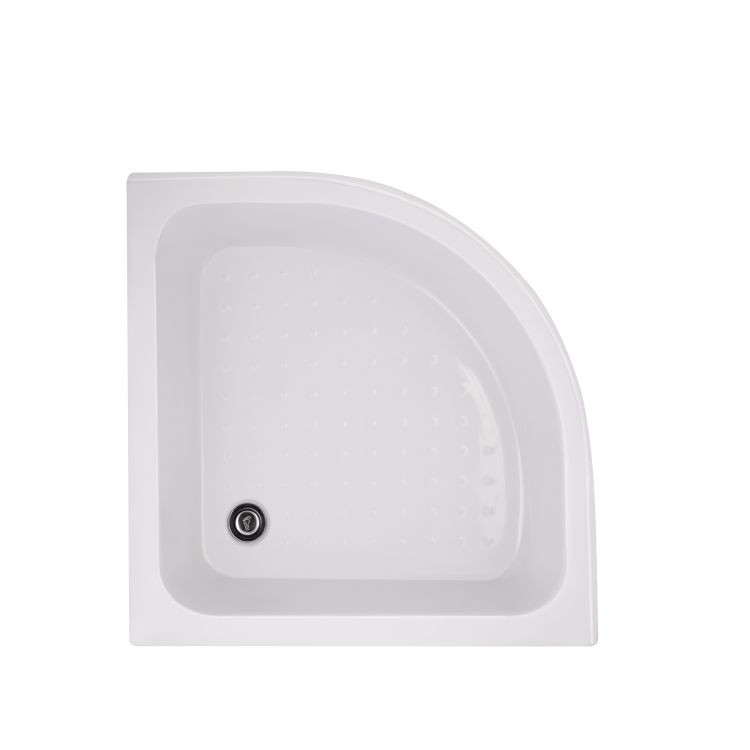 Набір lidz душова кабіна Latwa SC80x80.SAT.MID.GR, скло тоноване 4 мм + піддон з панеллю KAPIELKA - 9