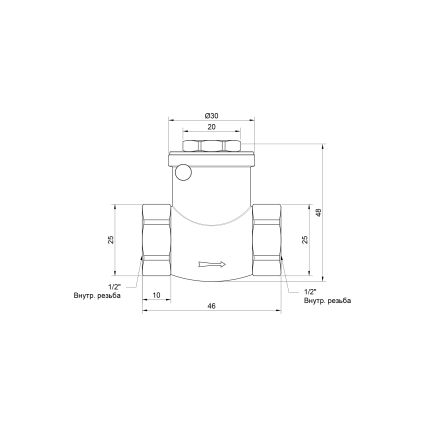 Зворотний клапан SD Plus 1/2&amp;quot; - 2