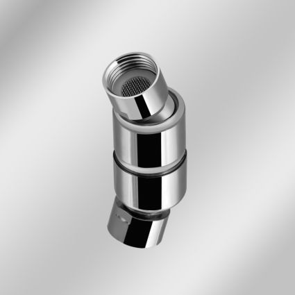 Лійка для верхнього душу Лейки Lidz Лейка 230 300x300 мм прямокутна LDNIA230NKS32453 Chrome - 4