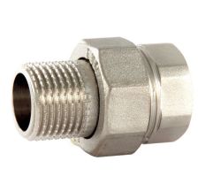 Сгон Американка 1"прямая никель AQ