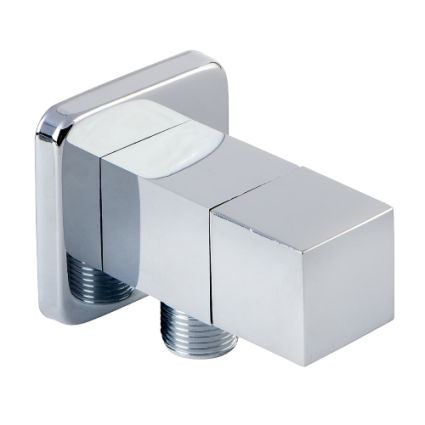 Кран кутовий KFA Armatura 244-020-00 куб 1/2*3/8 - 1