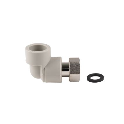 Куточок PPR Thermo Alliance з накидною гайкою 20х1/2&amp;quot; ВР - 3