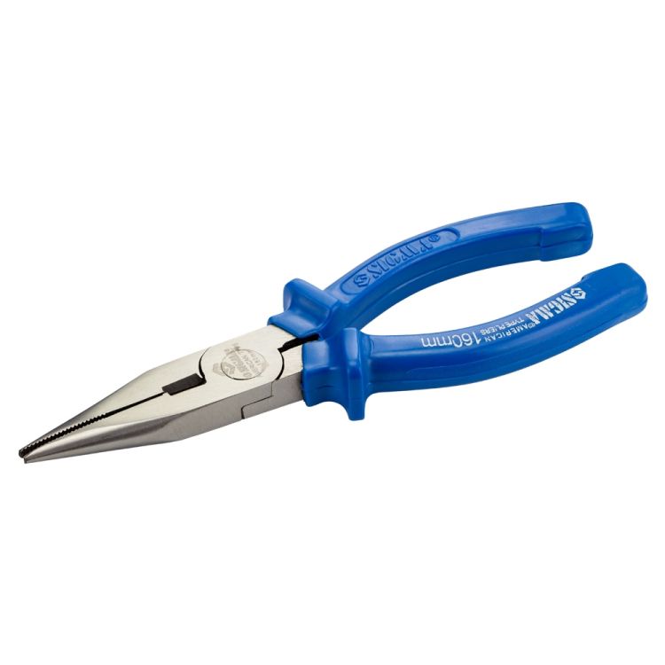 Длинногубцы прямые 160мм синие Sigma (4357161) - 7