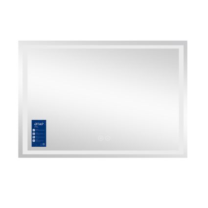 Дзеркало Qtap Mideya (DC-F613) 1200х800 з LED-підсвічуванням Touch, з антизапотіванням, димером, рег. яскравості QT2078F613W - 3