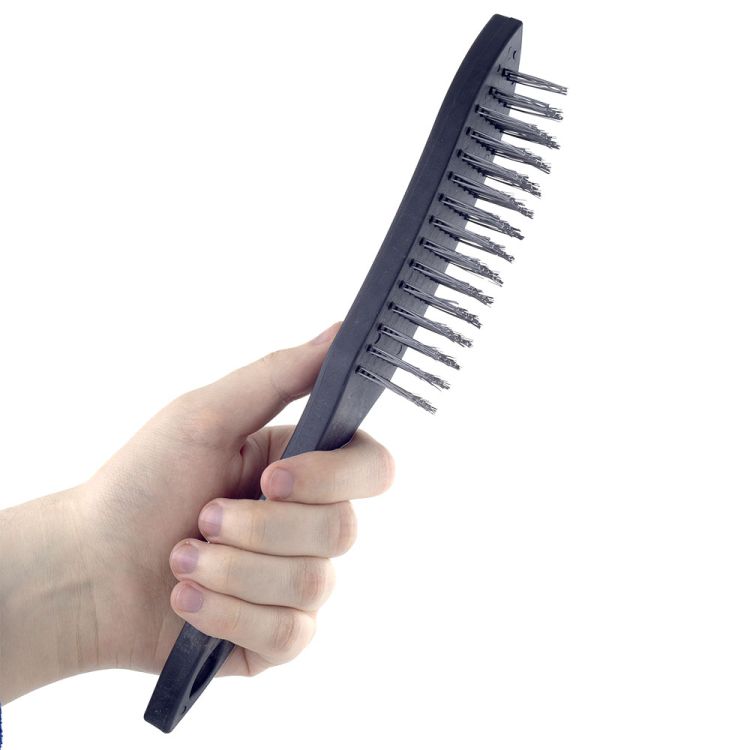 Щітка дротяна пластмасова 6-ти рядна Sigma (9011061) - 6