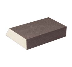 Губка шлифовальная четырехсторонняя угловая 110×90×25мм P180 Sigma (9130491)