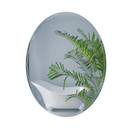 Зеркало Lidz Latwa 650х800 настенное овальное с декором LD78LA6580 - 1