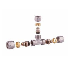 Тройник обтискний SD Forte 16 SF176W161616