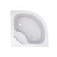 Душова кабіна напівкругла Lidz Latwa SC80x80 SAT HIGH FR 80х80 см + піддон з панеллю 80х80х41 KAPIELKA - 9