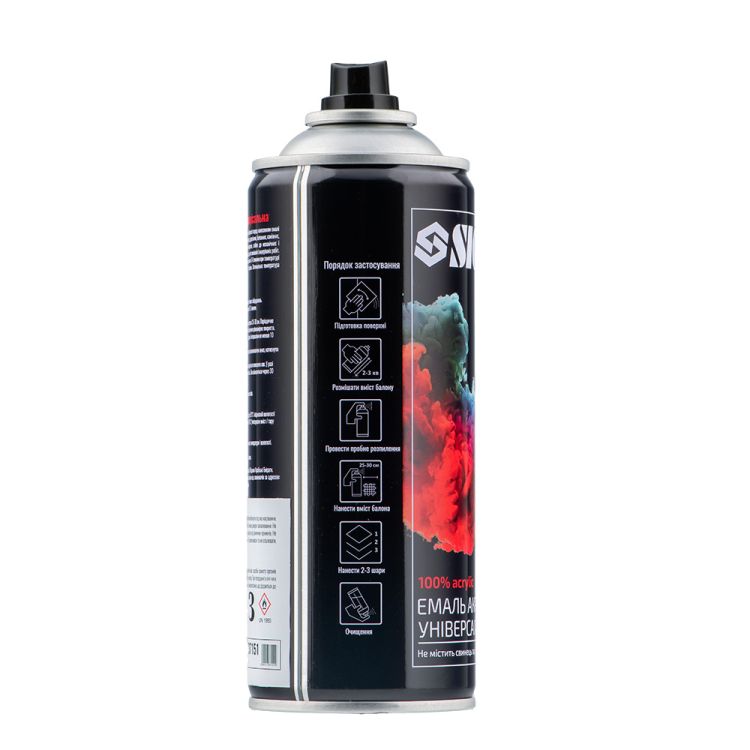 Эмаль аэрозольная акриловая 400мл RAL 5022 темно-синий глянец SIGMA (2737151) - 4