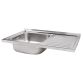 Кухонна мийка Brinex 5080-L 0,8 мм Satin (BRIN5080LSAT06) - 4