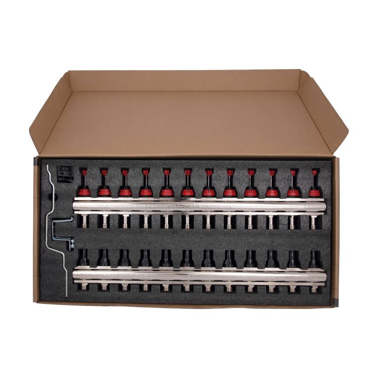 Колектор з витратомірами SD Forte 1&amp;quot; на 12 виходів - 8