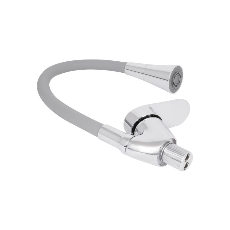 Смеситель для кухни Tani 008F3 с гибким изливом (k40) LDTAN008F3GCR39507 Grey/Chrome Lidz - 6