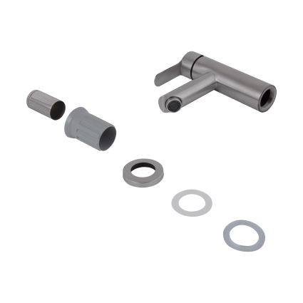 Змішувач для раковини Brinex Pure 001F низький Nickel BRIPUR001FNKL - 4