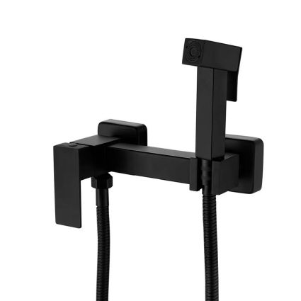 Набір для гігієнічного душу Lidz Kubis 110 Black LDKUB110BLA46104 прямокутний - 1