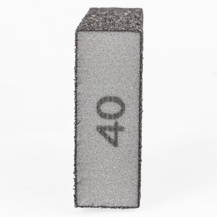 Губка шлифовальная четырехсторонняя 100х70х25мм P40 Sigma (9130631) - 3