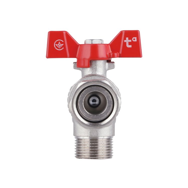 Кран шаровой угловой с накидной гайкой Forte 224W20 3/4в х 3/4н - 6