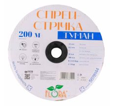 Спрей-лента (5078144)Туман Ø32мм 0.2мм 7 отв. 20/300 мм 200 м, FLORA