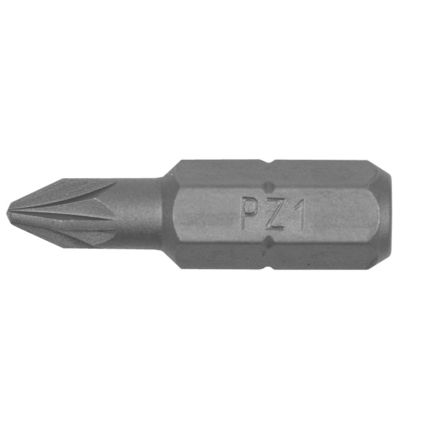 Набір біт PZ1x25мм 1/4&amp;quot; 25шт S2 (пласт кейс) ULTRA (4010402) - 1