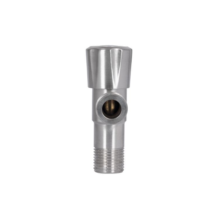 Кран кутовий Thermo Alliance Standart 1/2&amp;quot;ЗЗ нерж., з керам. буксою TAS347W1515SS - 4