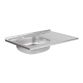 Кухонна мийка Brinex 6080-L 0,6 мм Satin (BRIN6080LSAT06) - 3