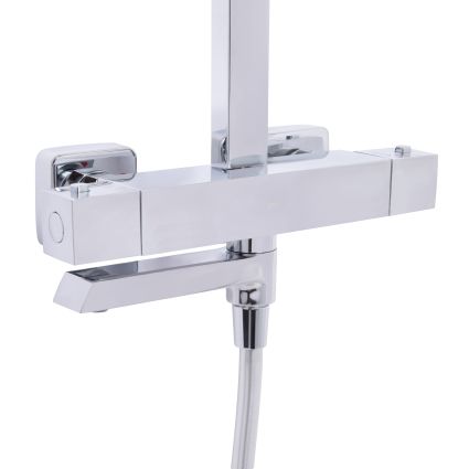 Душова система універсальна Qtap Sloup термостатична на три споживача (з виливом) QTSLO51103OC48217 Chrome - 4