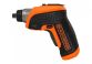 Викрутка акумуляторна Black&amp;amp;Decker 3,6В 1,5 А/год+змінна кутова насадка CS3652LC-XK - 1