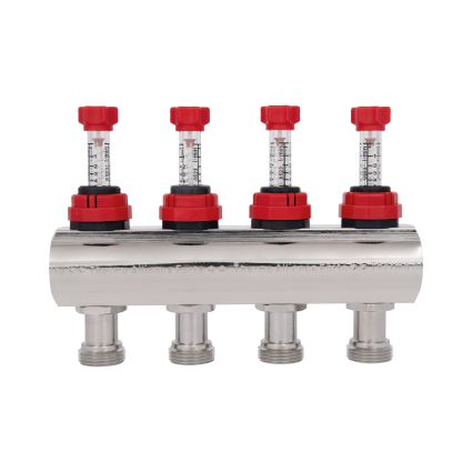 Колектор з витратомірами SD Forte 1&amp;quot; на 4 виходи - 4