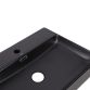 Раковина Qtap Nando LT 500х420х130 Matt black QT12116146AMB - 5