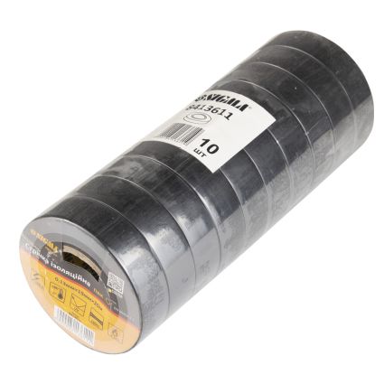 Ізолента ПВХ (чорна) 0,13 мм×19мм×20м Sigma (8413611) - 1