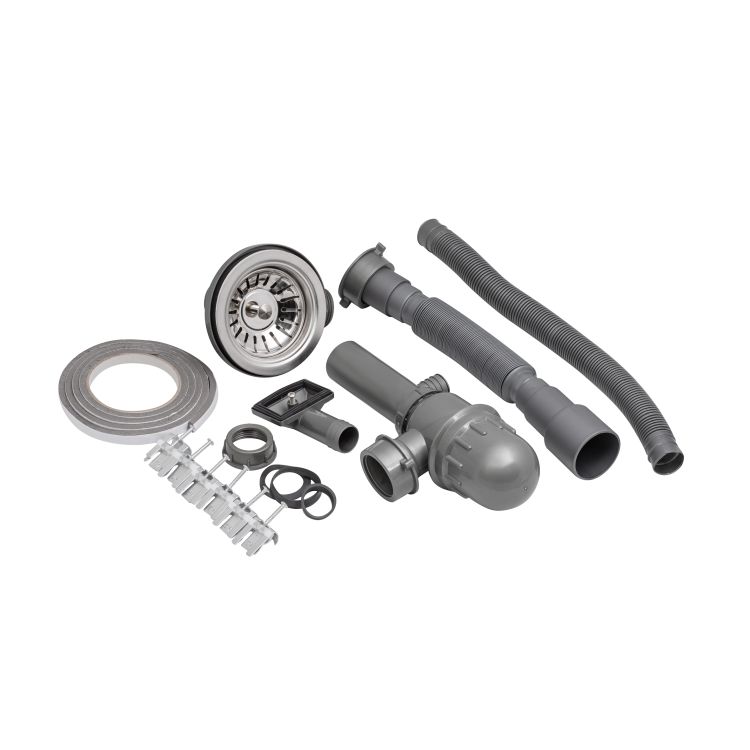 Кухонна мийка Brinex 510-D 0,8 мм Satin (BRIN510SAT08) - 7
