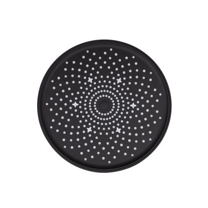 Лійка для верхнього душу Qtap Hlavova D 230 мм округла QTHLA107BLM45788 Black Matt - 3
