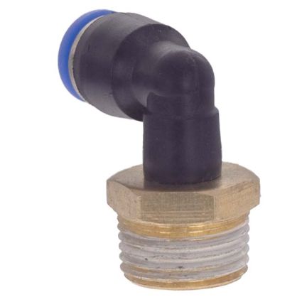 Штуцер цанговый (угловой) Ø6*6*6мм МТ 3/8&amp;quot; Sigma (7027101) - 3