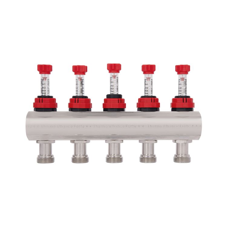 Колектор з витратомірами SD Forte 1&amp;quot; на 5 виходів - 4