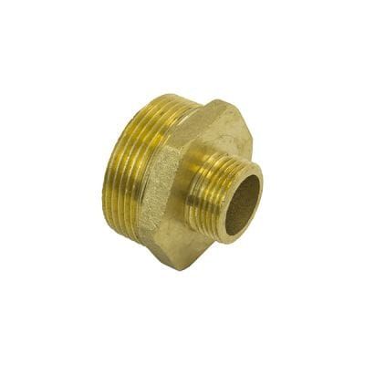 Ніпель LEXLINE 1 1/2x3/4 латунь - 1