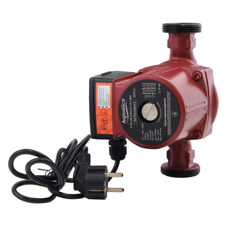 Насос циркуляционный 25/70/180 + гайка Ø1&amp;quot; 87л/мин 130Вт 774138 - 1