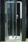 GEO6 двері в нішу bifold 80 см, скло PRISMATIC, профіль срібний блиск - 1