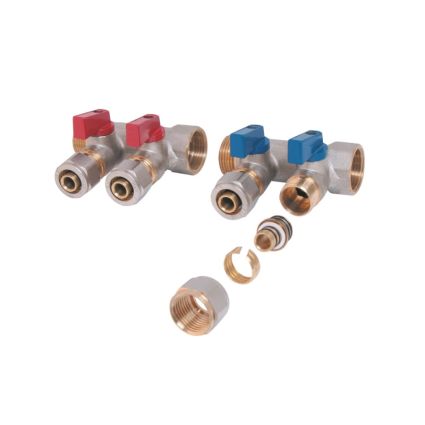 Колекторбалка 16*3/4 &amp;quot; 2-ий з перекриттям - 1